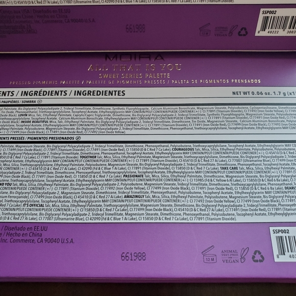 Moira cosmetics eyeshadow palette - Picture 7 of 7